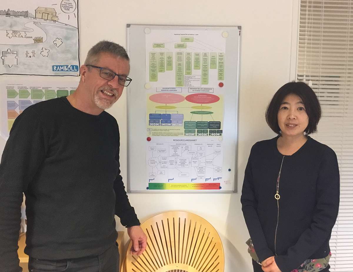 Japansk professor Sachyo Ishida på besøg i sorø kommune