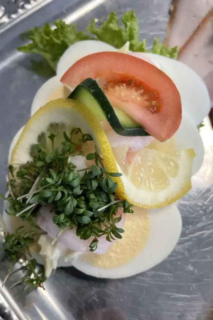 Luksus smørrebrød med Æg og mayonaise
